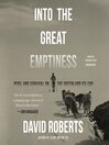 Cover image for Into the Great Emptiness